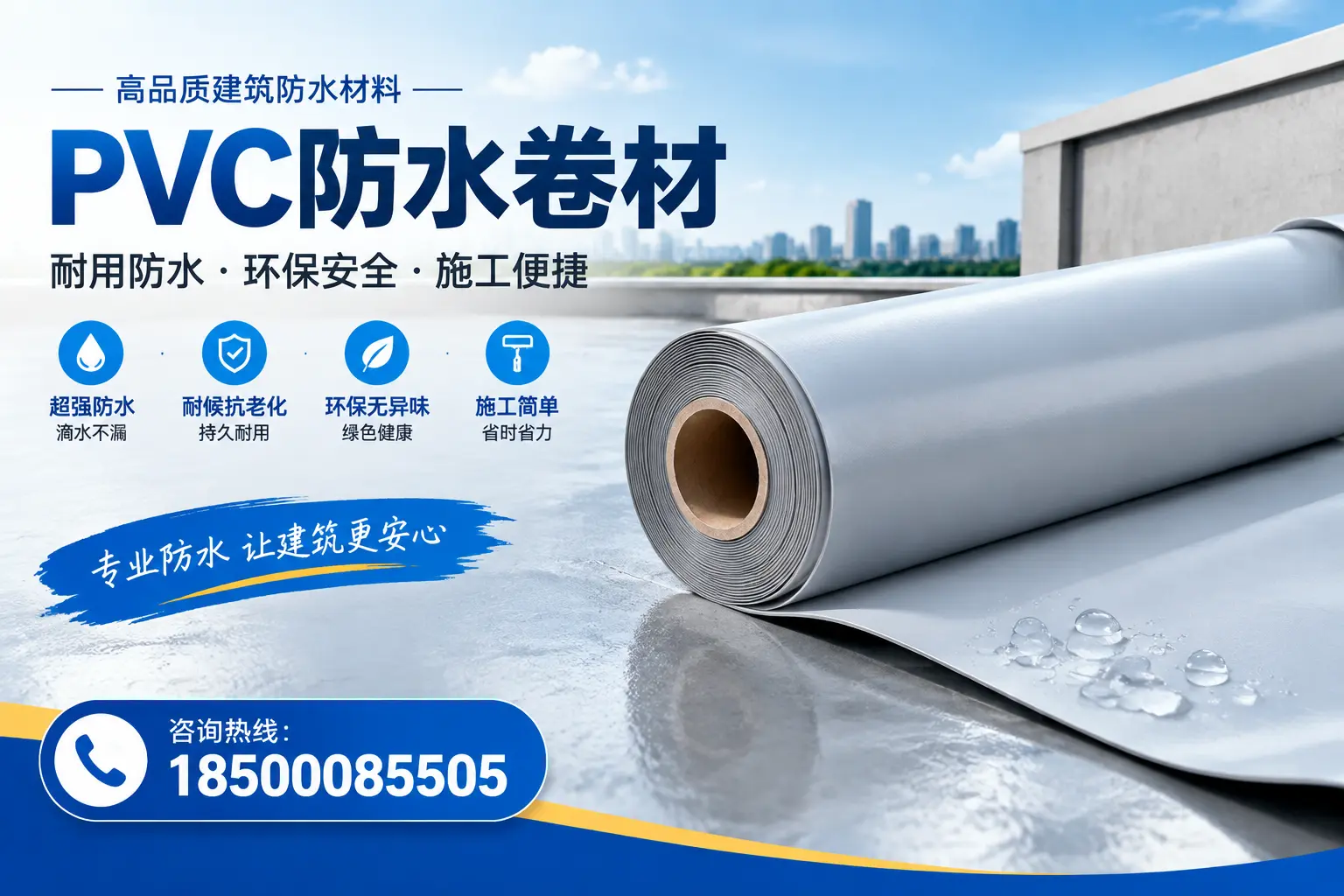 PVC防水卷材选型对比：如何做出明智选择？雅安指南