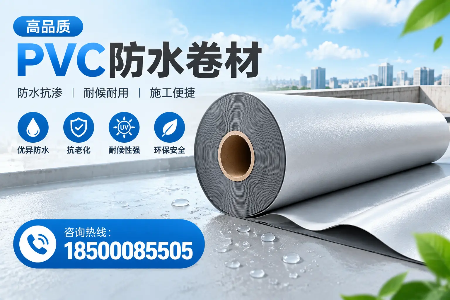 什么是pvc防水卷材?雅安消费者需了解的基础知识